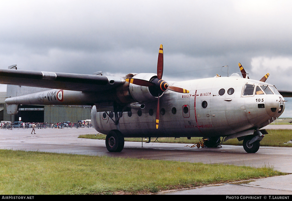 Aircraft Photo of 105 | Nord 2501F-3 Noratlas | France - Air Force | AirHistory.net #166699