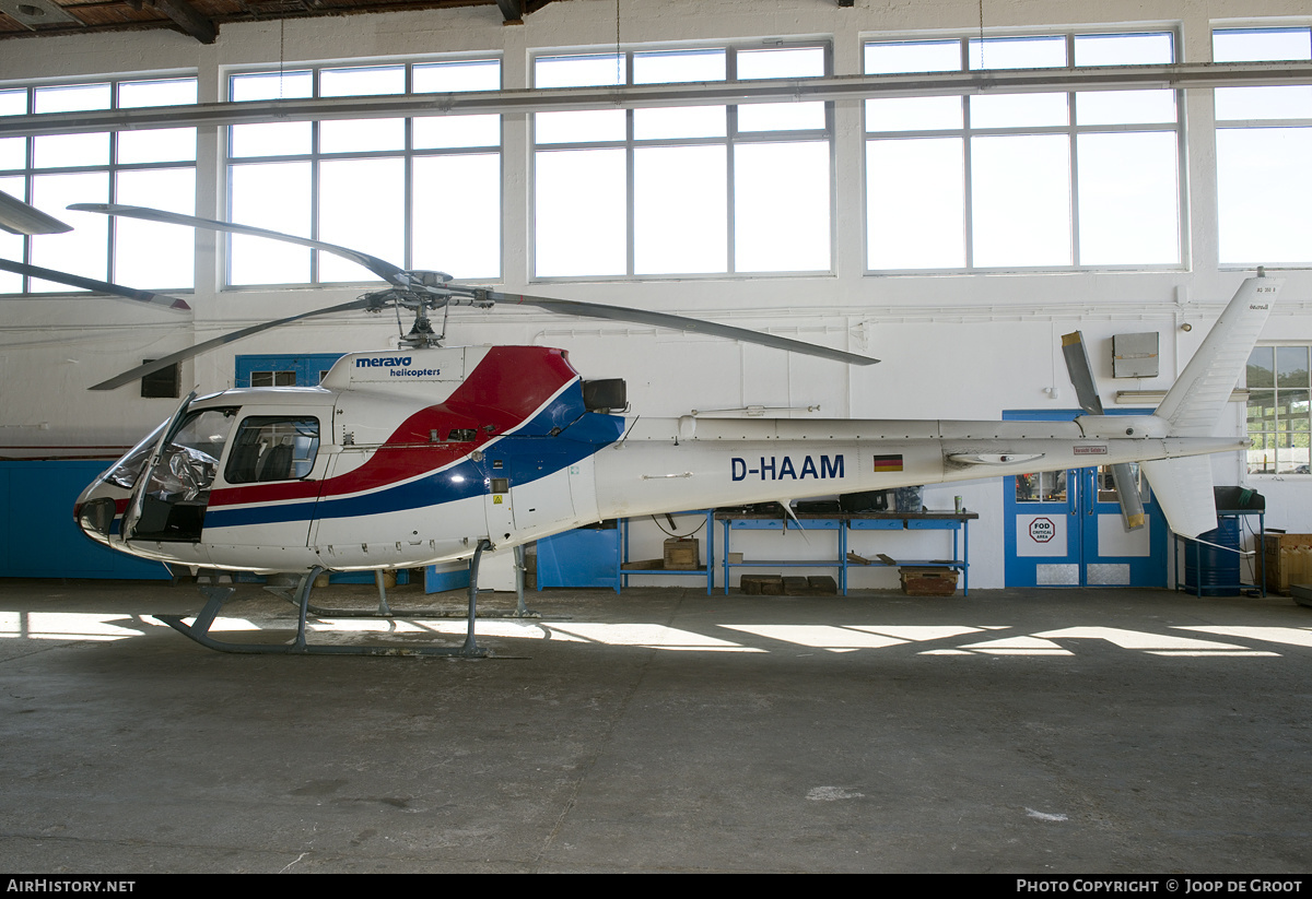 Aircraft Photo of D-HAAM | Aerospatiale AS-350B Ecureuil | Meravo Helicopters | AirHistory.net #166705