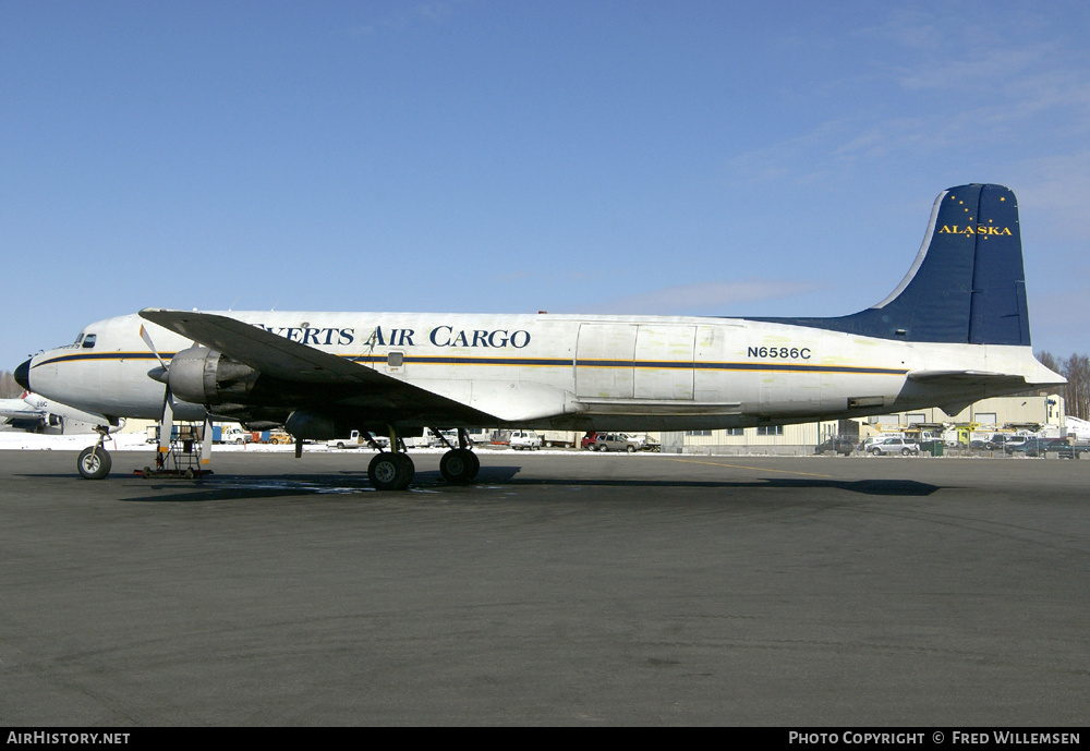 Aircraft Photo of N6586C | Douglas DC-6B(F) | Everts Air Cargo | AirHistory.net #166744