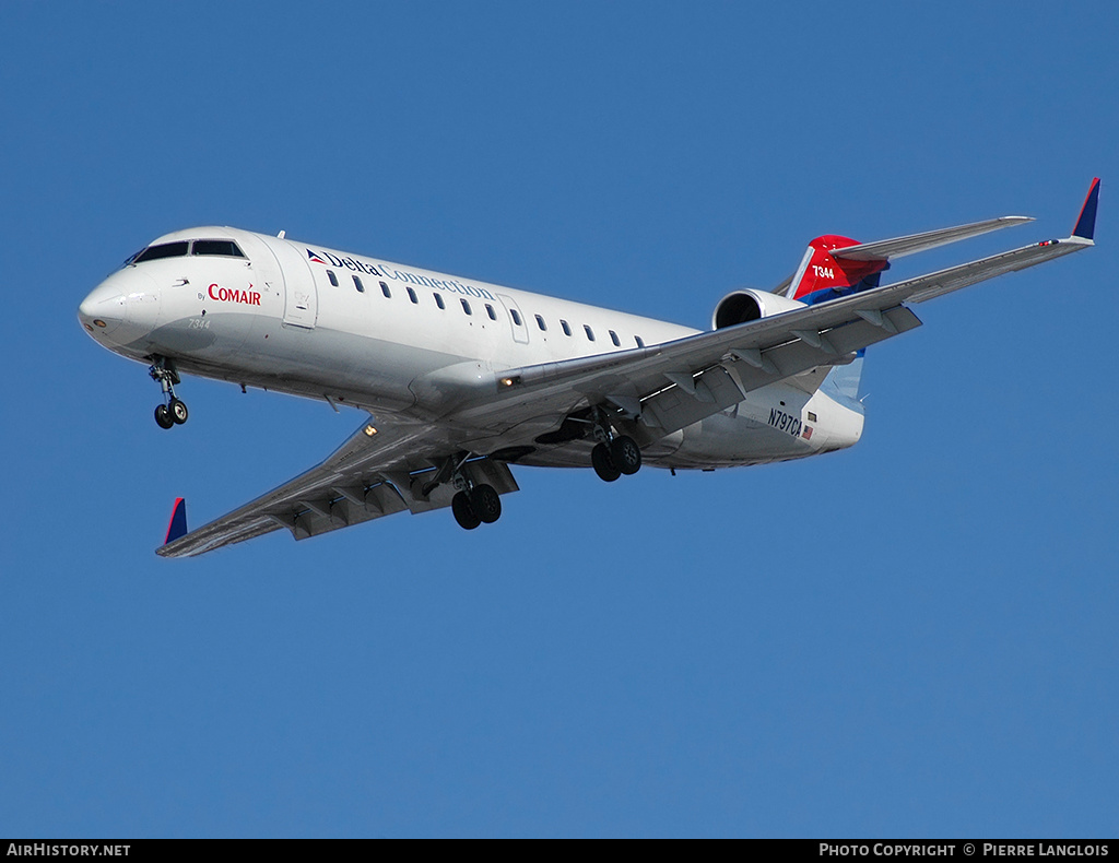 Aircraft Photo of N797CA | Bombardier CRJ-100ER (CL-600-2B19) | Delta Connection | AirHistory.net #166761