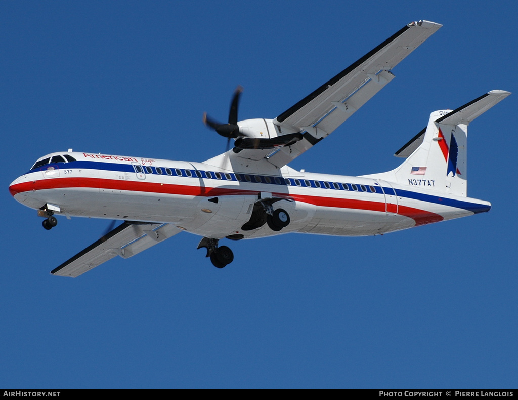 Aircraft Photo of N377AT | ATR ATR-72-212 | American Eagle | AirHistory.net #166774