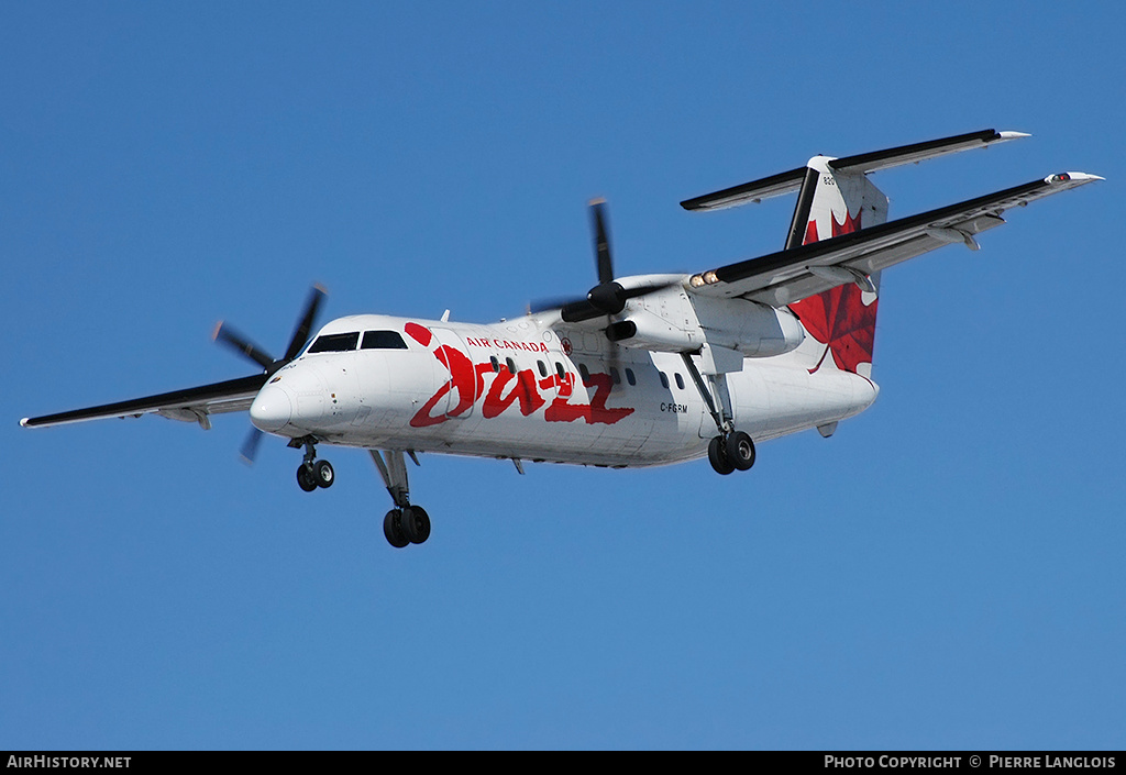 Aircraft Photo of C-FGRM | De Havilland Canada DHC-8-102 Dash 8 | Air Canada Jazz | AirHistory.net #166778