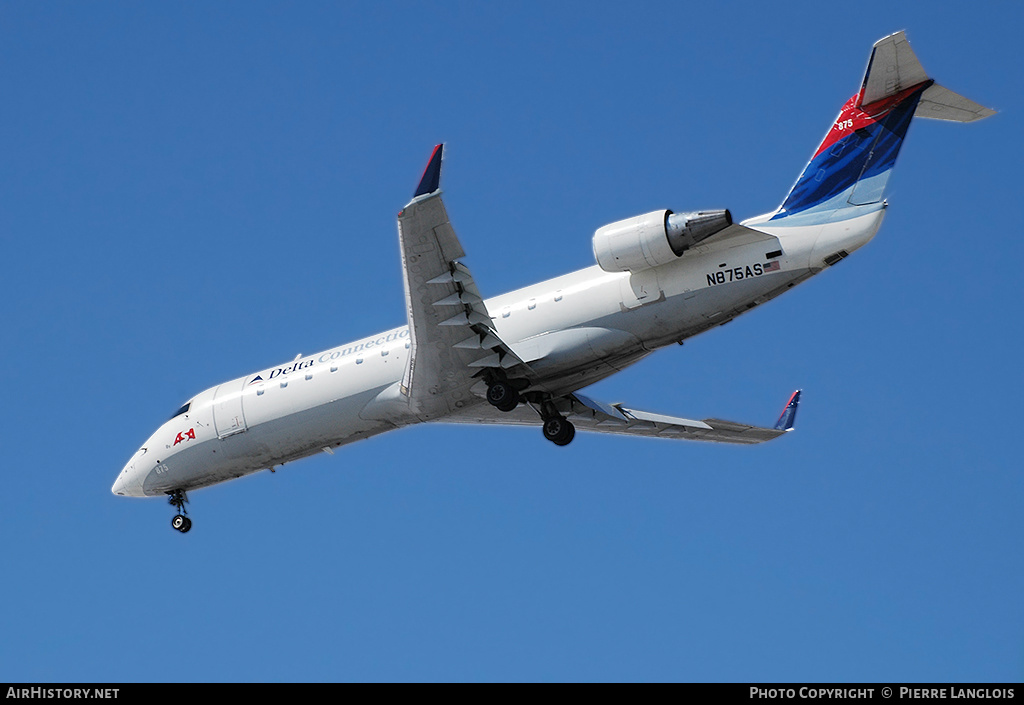 Aircraft Photo of N875AS | Bombardier CRJ-200ER (CL-600-2B19) | Delta Connection | AirHistory.net #166782