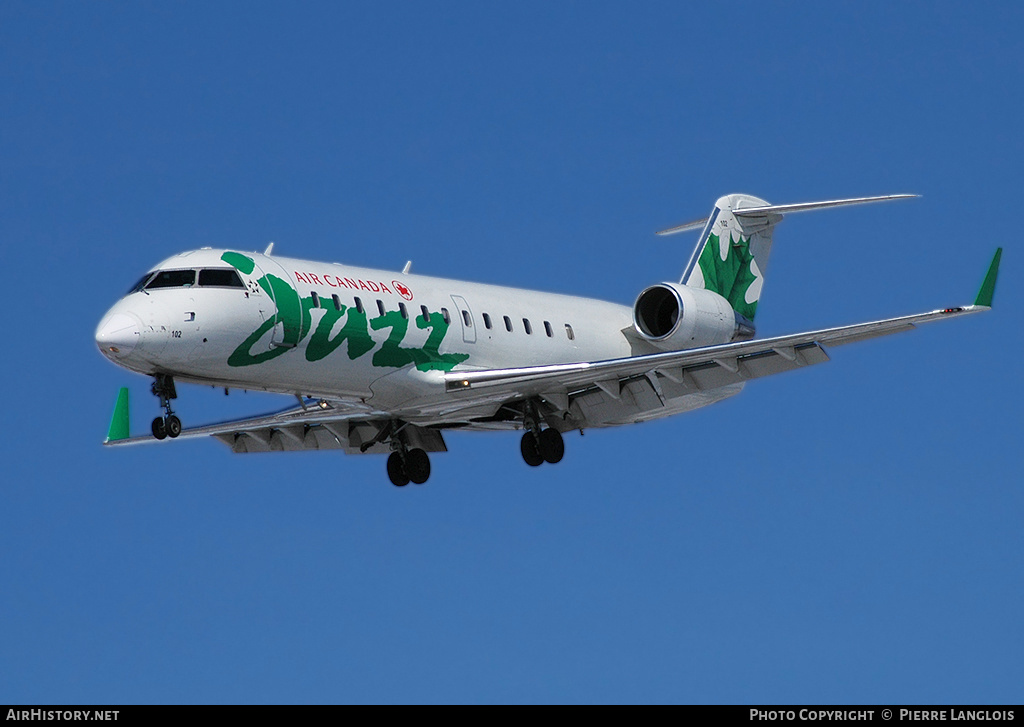 Aircraft Photo of C-FRIB | Canadair CRJ-100ER (CL-600-2B19) | Air Canada Jazz | AirHistory.net #166792