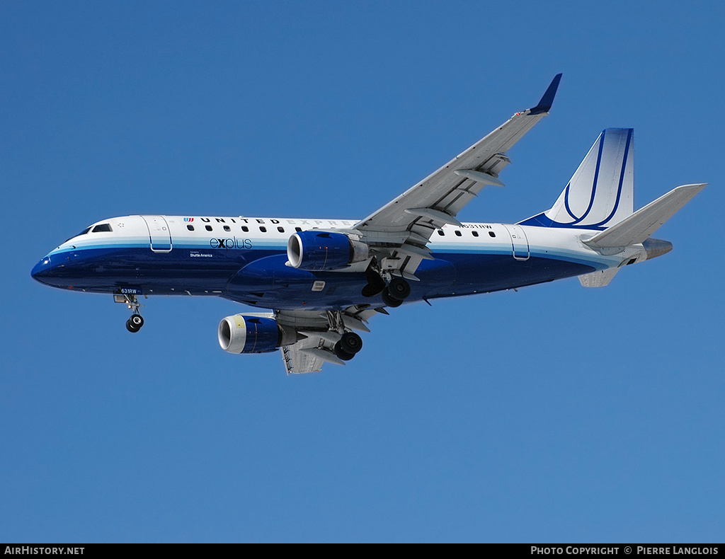 Aircraft Photo of N631RW | Embraer 170SE (ERJ-170-100SE) | United Express | AirHistory.net #166794