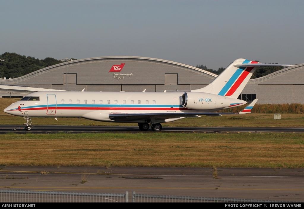 Aircraft Photo of VP-BOK | Bombardier Global 6000 (BD-700-1A10) | AirHistory.net #166803