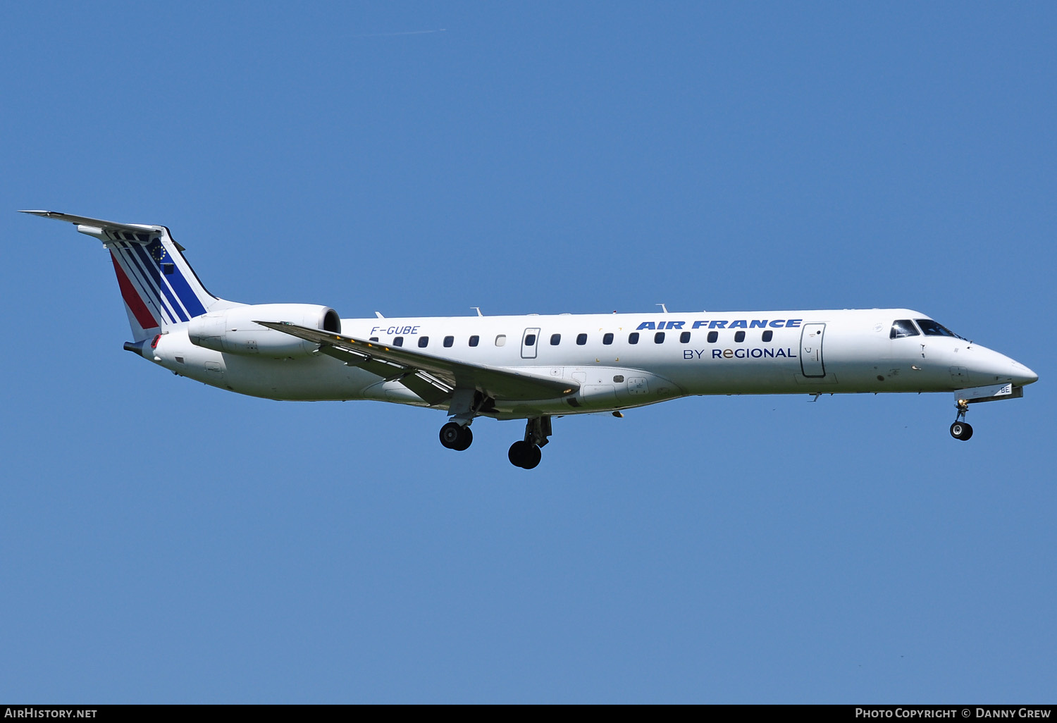Aircraft Photo of F-GUBE | Embraer ERJ-145MP (EMB-145MP) | Air France | AirHistory.net #166824
