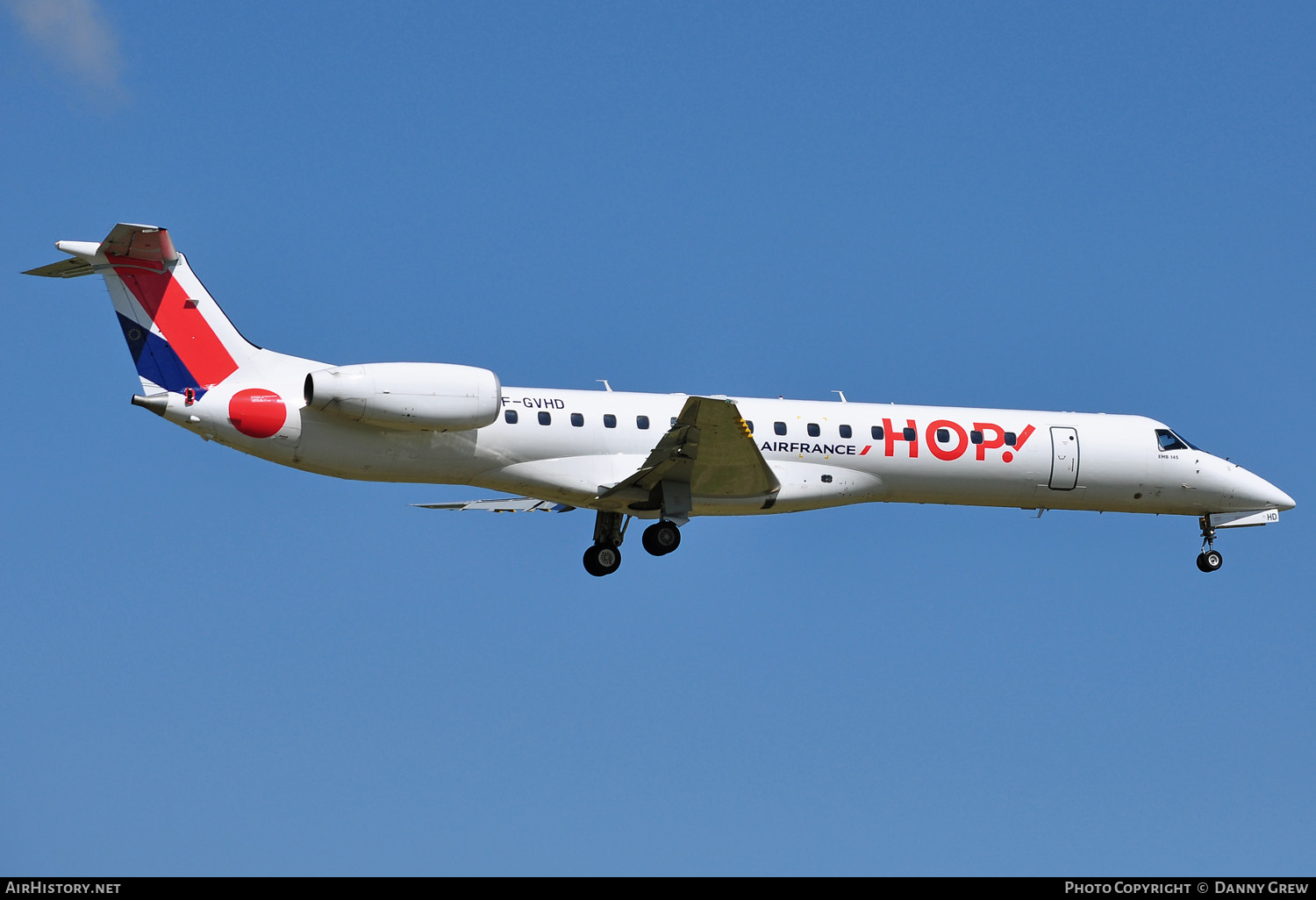 Aircraft Photo of F-GVHD | Embraer ERJ-145MP (EMB-145MP) | Hop! | AirHistory.net #166825