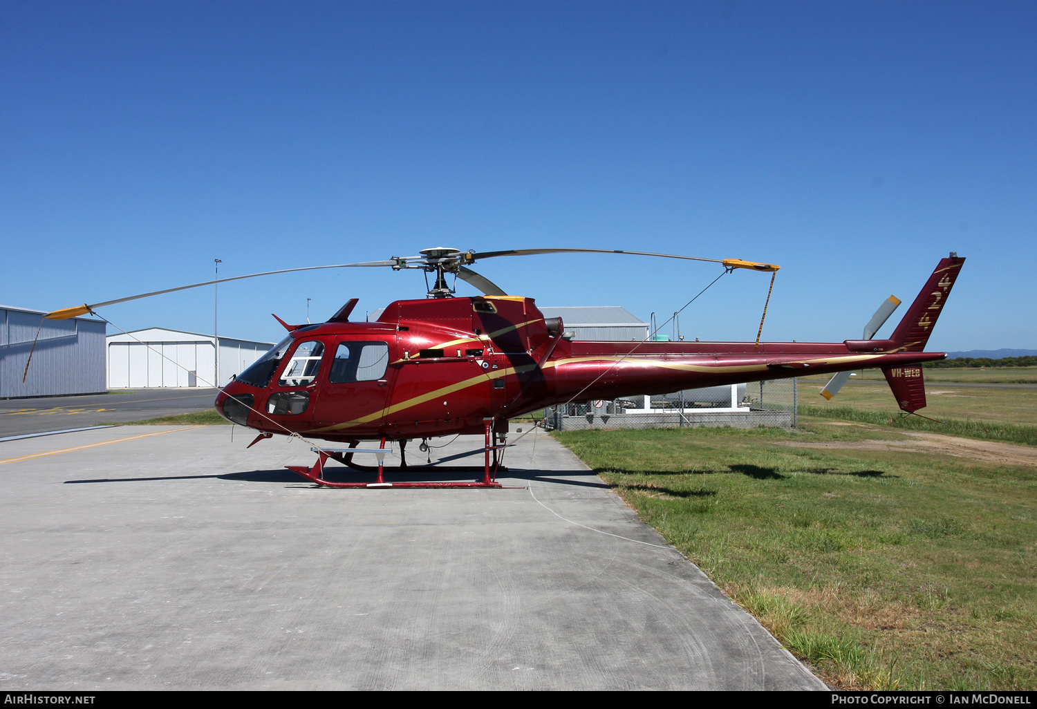 Aircraft Photo of VH-WEB | Aerospatiale AS-350BA Squirrel | AirHistory.net #166843