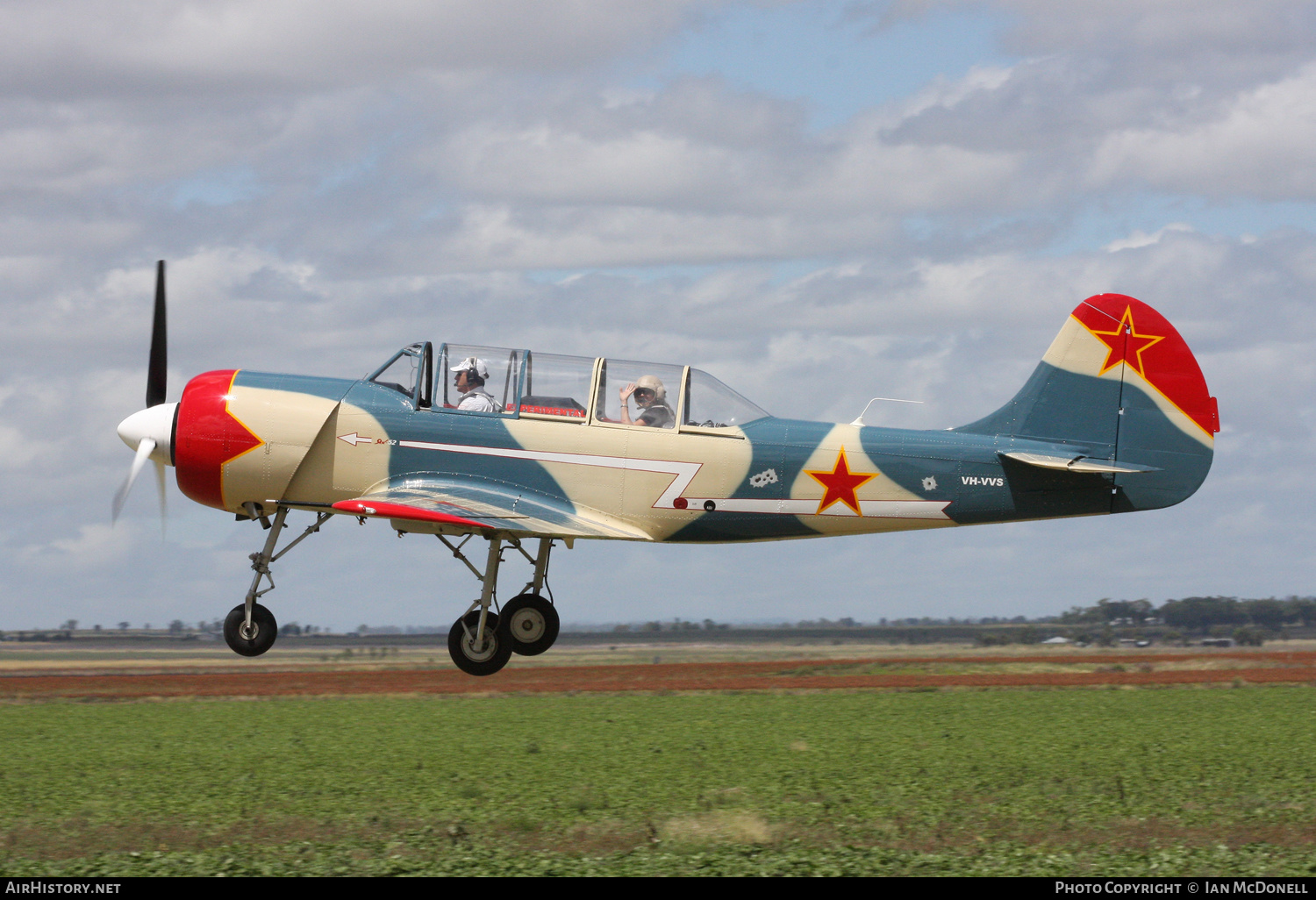 Aircraft Photo of VH-VVS | Yakovlev Yak-52 | Soviet Union - Air Force | AirHistory.net #166844