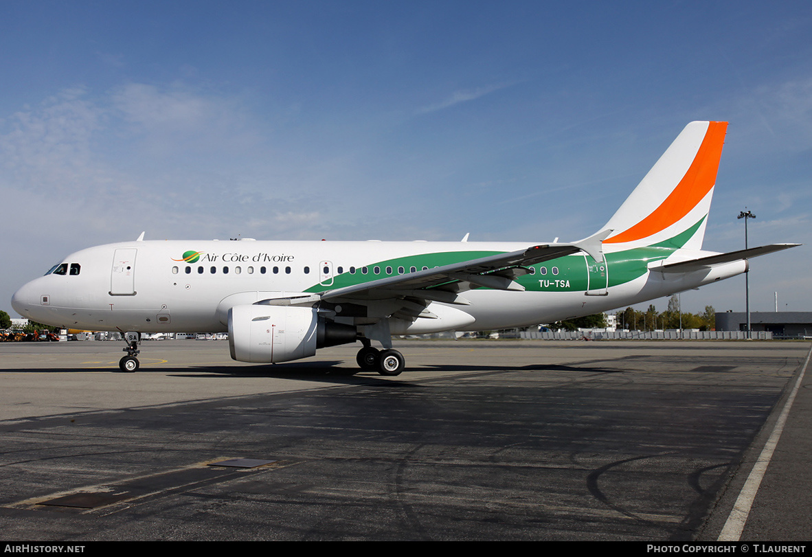 Aircraft Photo of TU-TSA | Airbus A319-111 | Air Côte d'Ivoire | AirHistory.net #166866