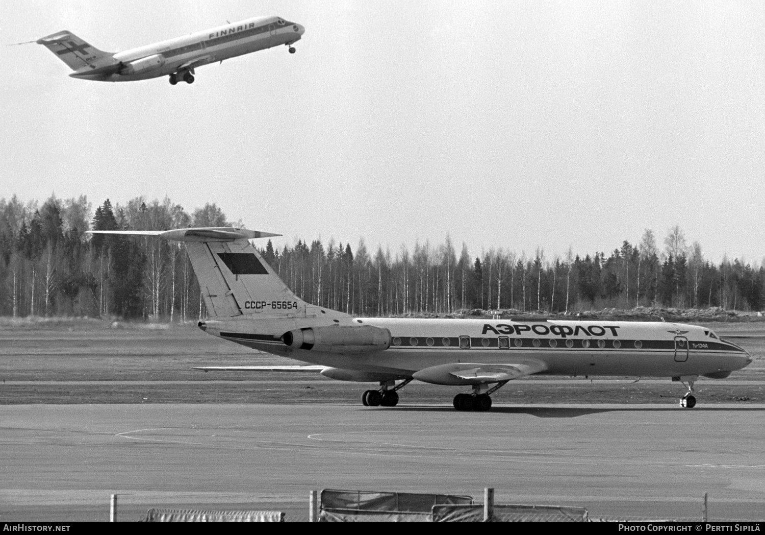 Aircraft Photo of CCCP-65654 | Tupolev Tu-134A | Aeroflot | AirHistory.net #166876