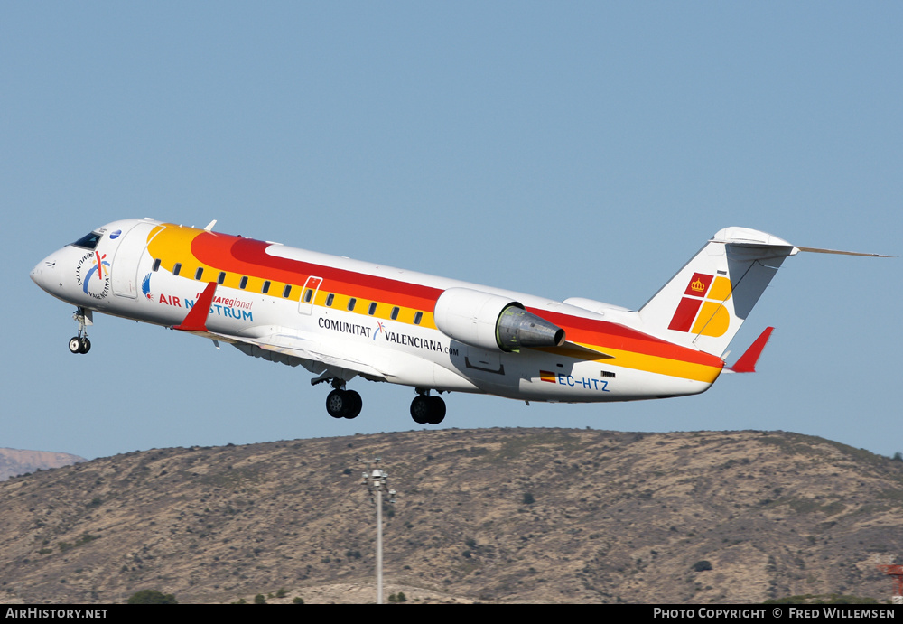 Aircraft Photo of EC-HTZ | Bombardier CRJ-200ER (CL-600-2B19) | Iberia Regional | AirHistory.net #166881