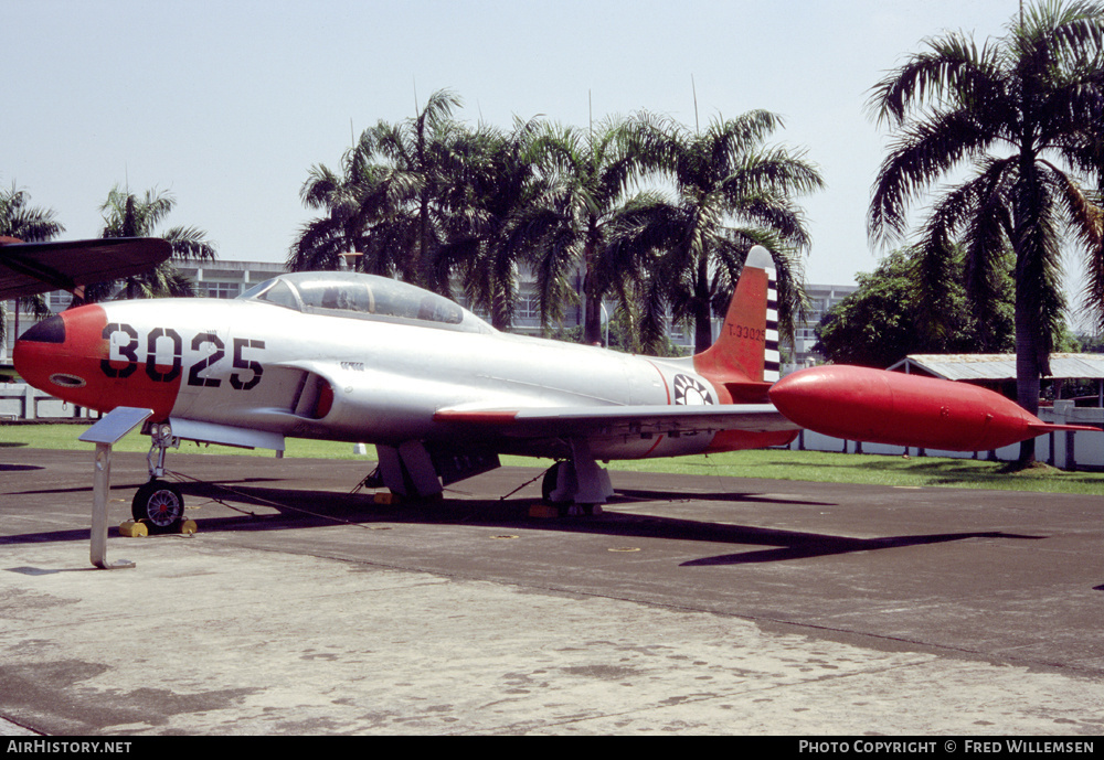 Aircraft Photo of T-33025 / 3025 | Lockheed T-33A | Taiwan - Air Force | AirHistory.net #166883