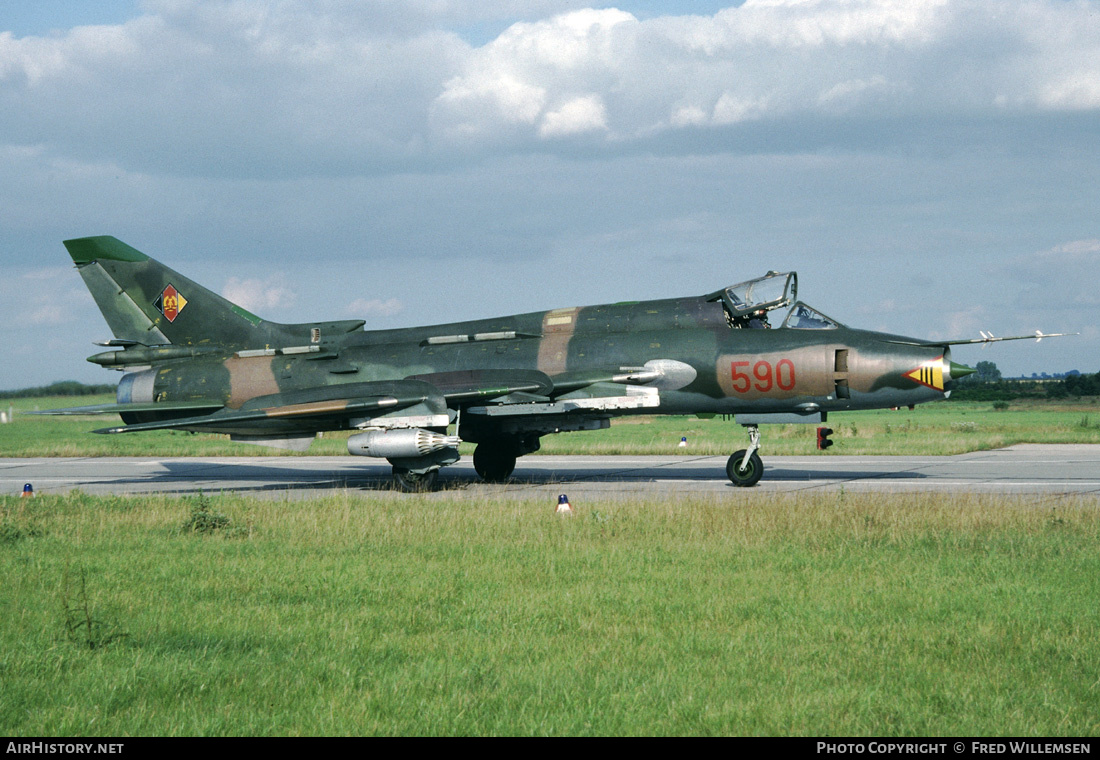 Aircraft Photo of 590 | Sukhoi Su-22M4 | East Germany - Navy | AirHistory.net #166885