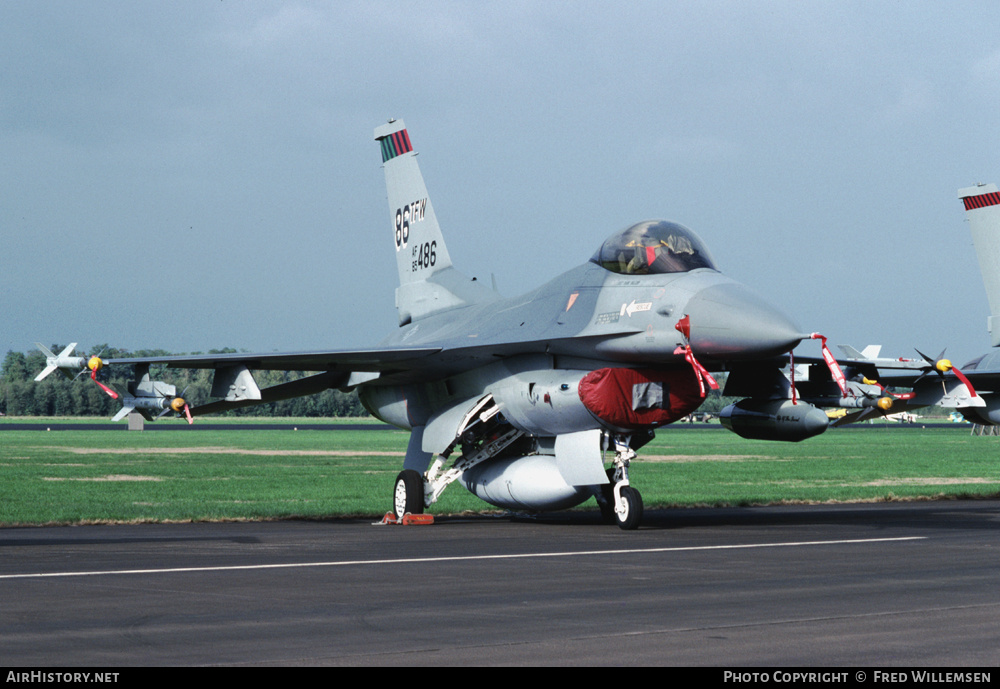 Aircraft Photo of 85-1486 / AF85-486 | General Dynamics F-16C Fighting Falcon | USA - Air Force | AirHistory.net #166887