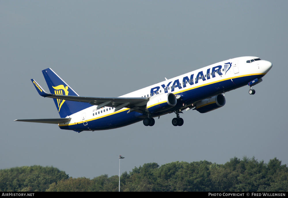 Aircraft Photo of EI-EVD | Boeing 737-8AS | Ryanair | AirHistory.net #166889
