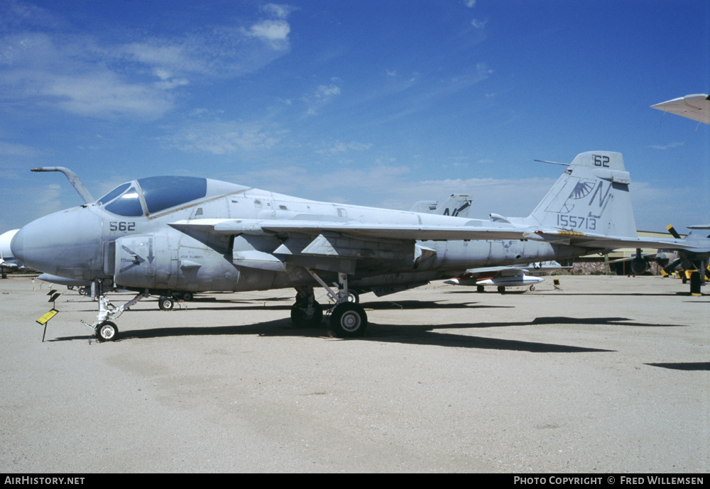 Aircraft Photo of 155713 | Grumman A-6E Intruder (G-128) | USA - Navy | AirHistory.net #166897