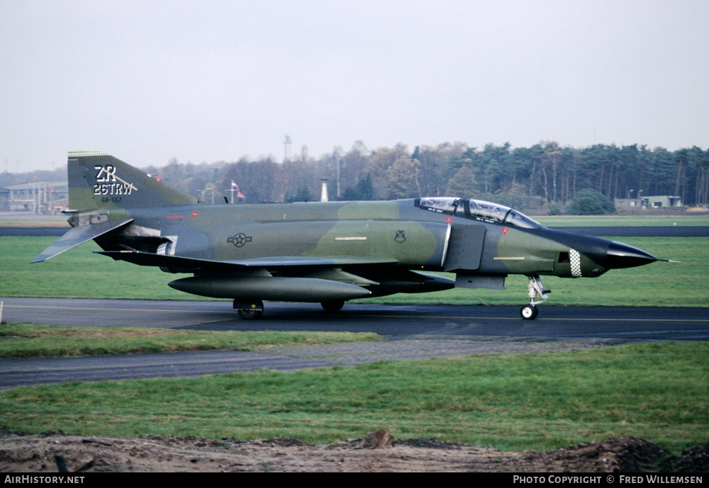 Aircraft Photo of 68-0567 / 68-567 | McDonnell Douglas RF-4C Phantom II | USA - Air Force | AirHistory.net #166899