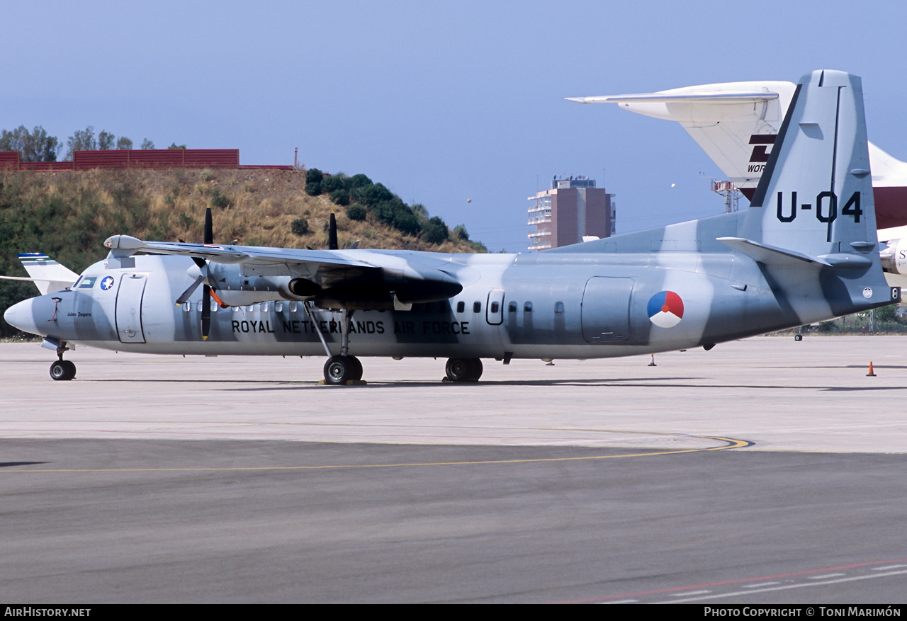 Aircraft Photo of U-04 | Fokker 60UTA-N | Netherlands - Air Force | AirHistory.net #166927