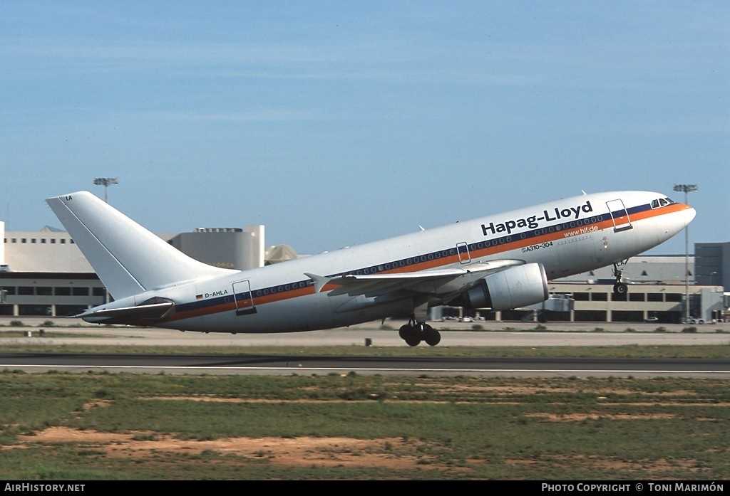 Aircraft Photo of D-AHLA | Airbus A310-304 | Hapag-Lloyd | AirHistory.net #166928