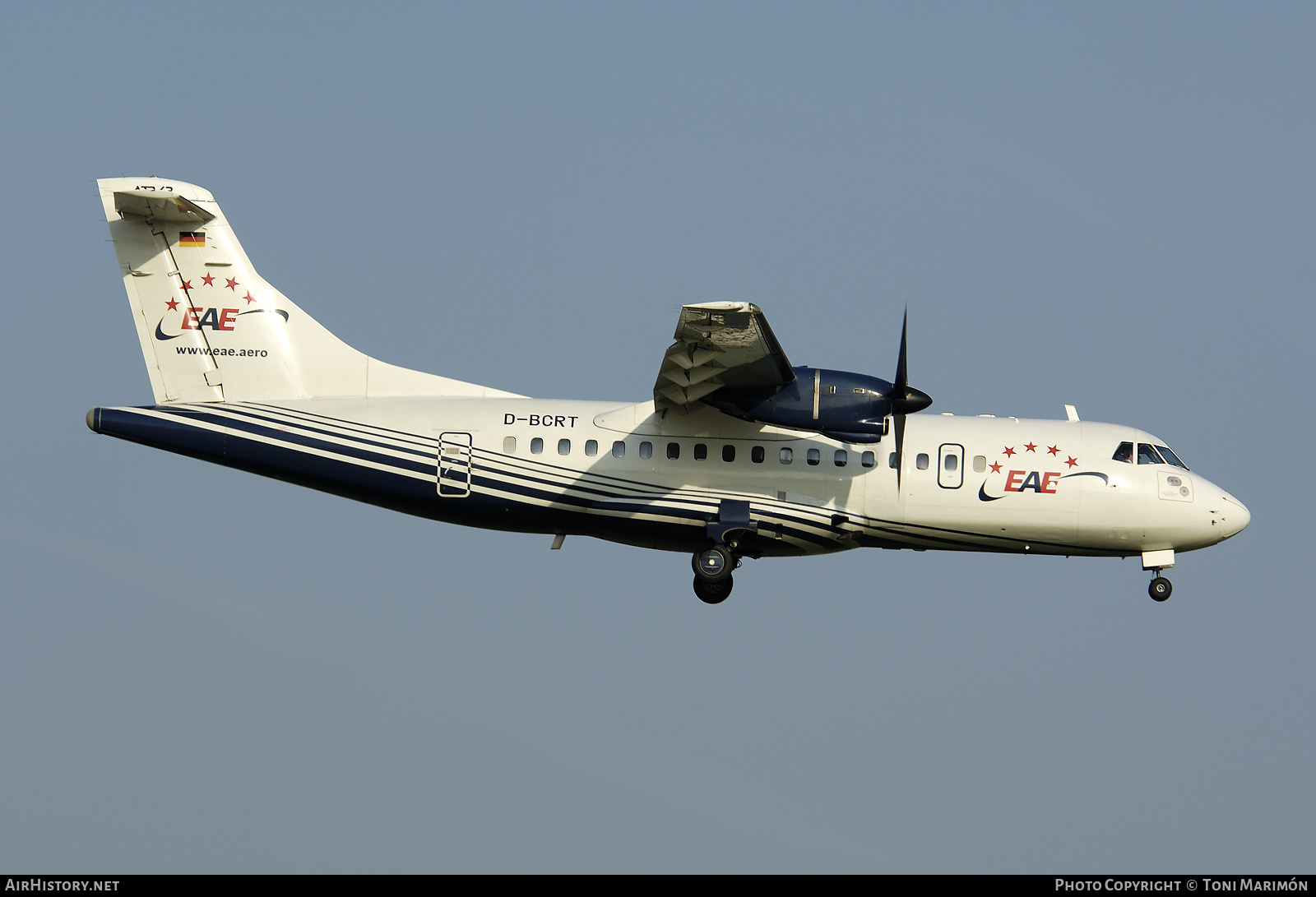 Aircraft Photo of D-BCRT | ATR ATR-42-300QC | EAE - European Air Express | AirHistory.net #166946