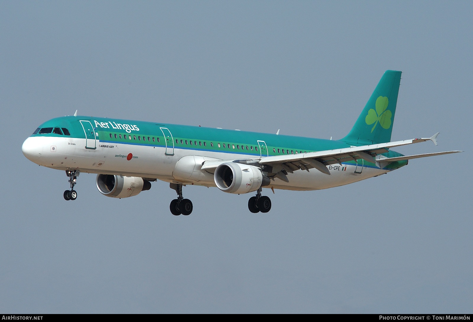 Aircraft Photo of EI-CPE | Airbus A321-211 | Aer Lingus | AirHistory.net #166950