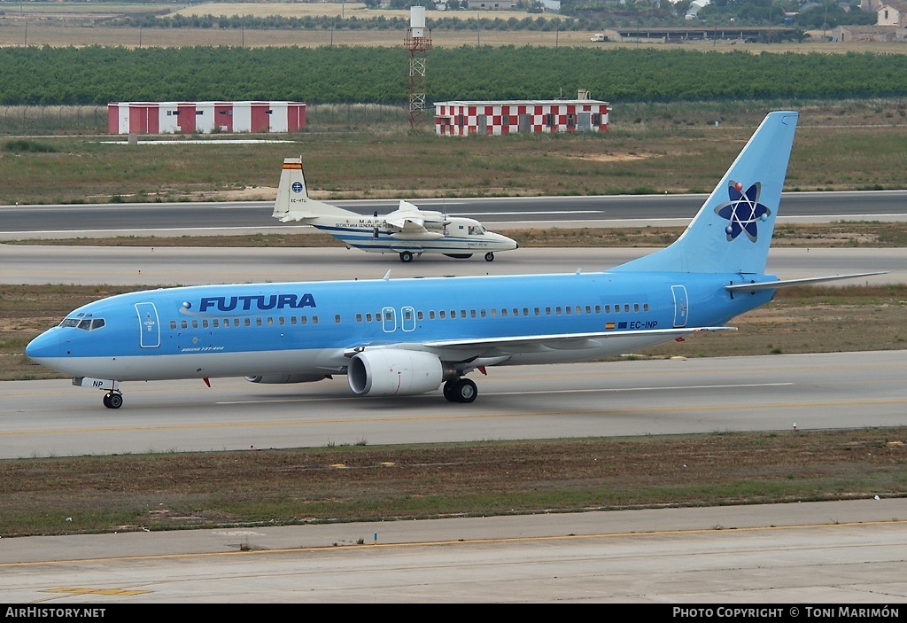 Aircraft Photo of EC-INP | Boeing 737-804 | Futura International Airways | AirHistory.net #166952