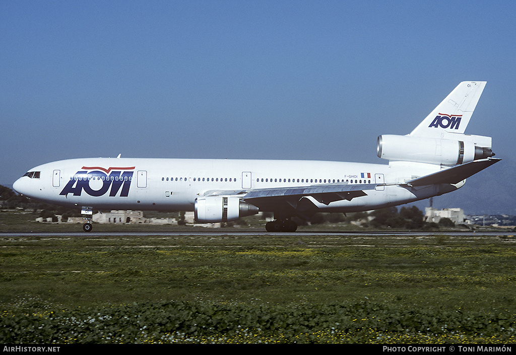 Aircraft Photo of F-GHOI | McDonnell Douglas DC-10-30 | AOM French Airlines | AirHistory.net #166953
