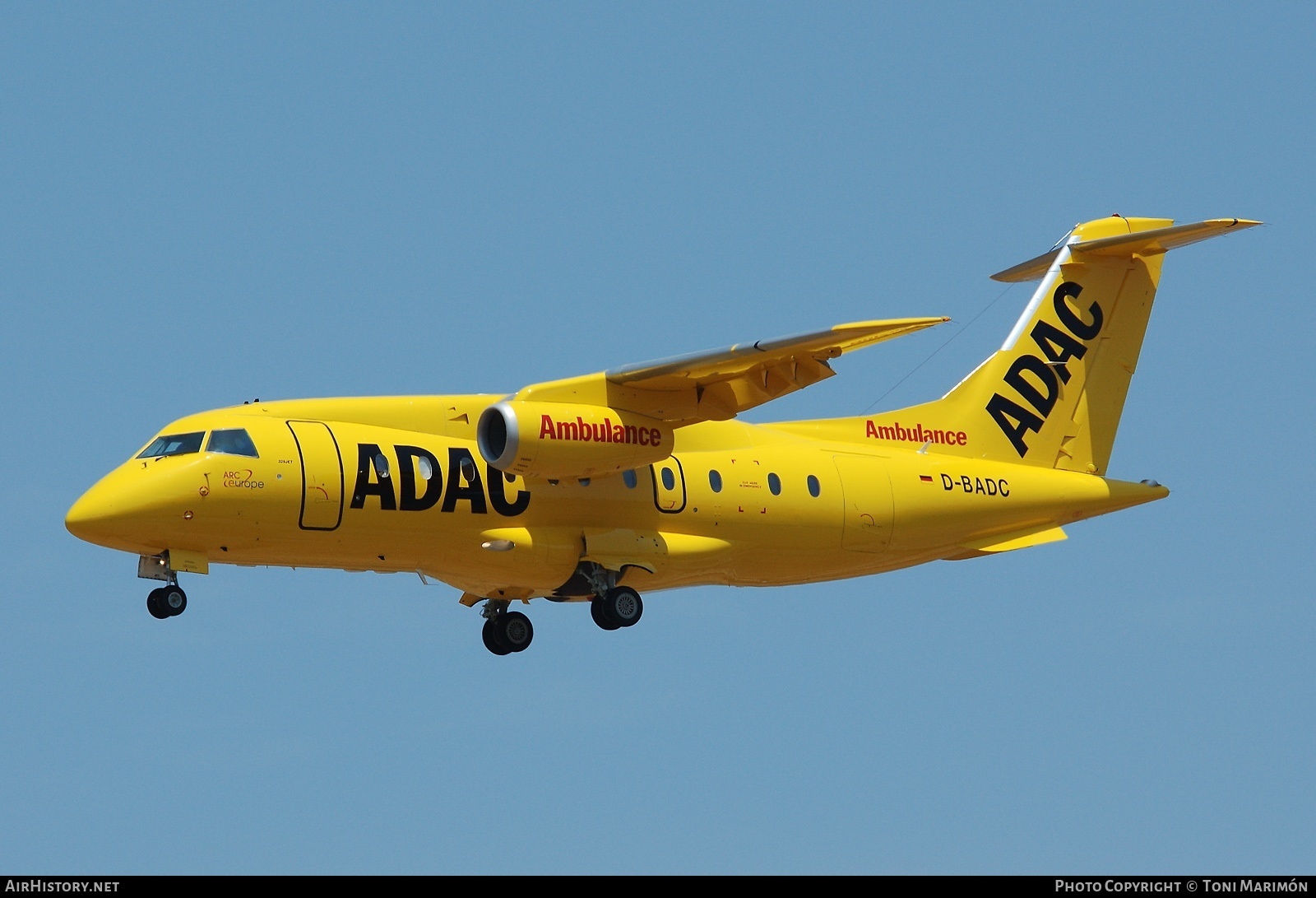 Aircraft Photo of D-BADC | Fairchild Dornier 328-310 328JET | ADAC Luftrettung | AirHistory.net #166958