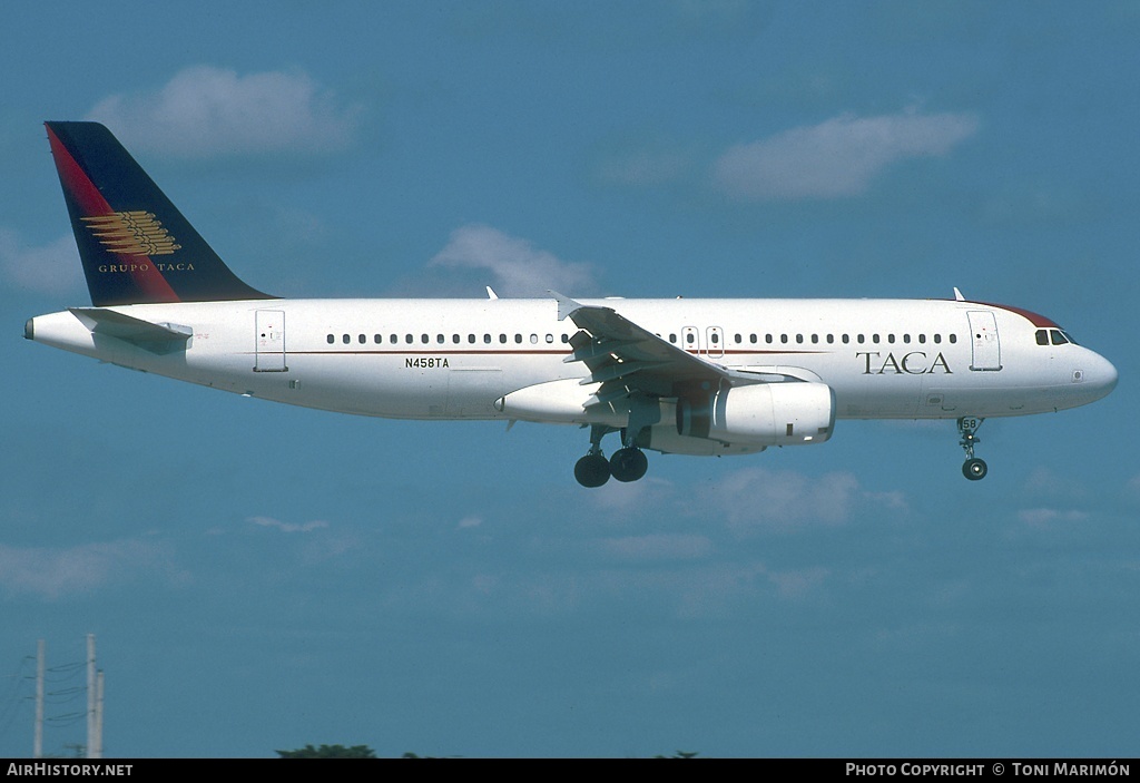 Aircraft Photo of N458TA | Airbus A320-233 | TACA - Transportes Aéreos Centro Americanos | AirHistory.net #166961