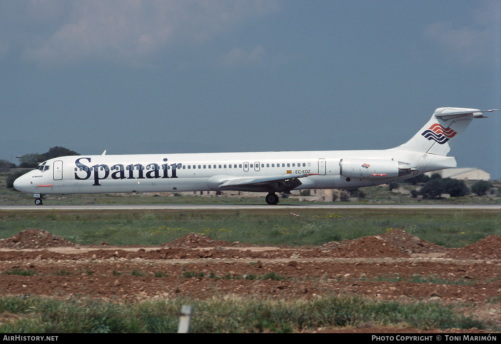 Aircraft Photo of EC-EOZ | McDonnell Douglas MD-83 (DC-9-83) | Spanair | AirHistory.net #166973