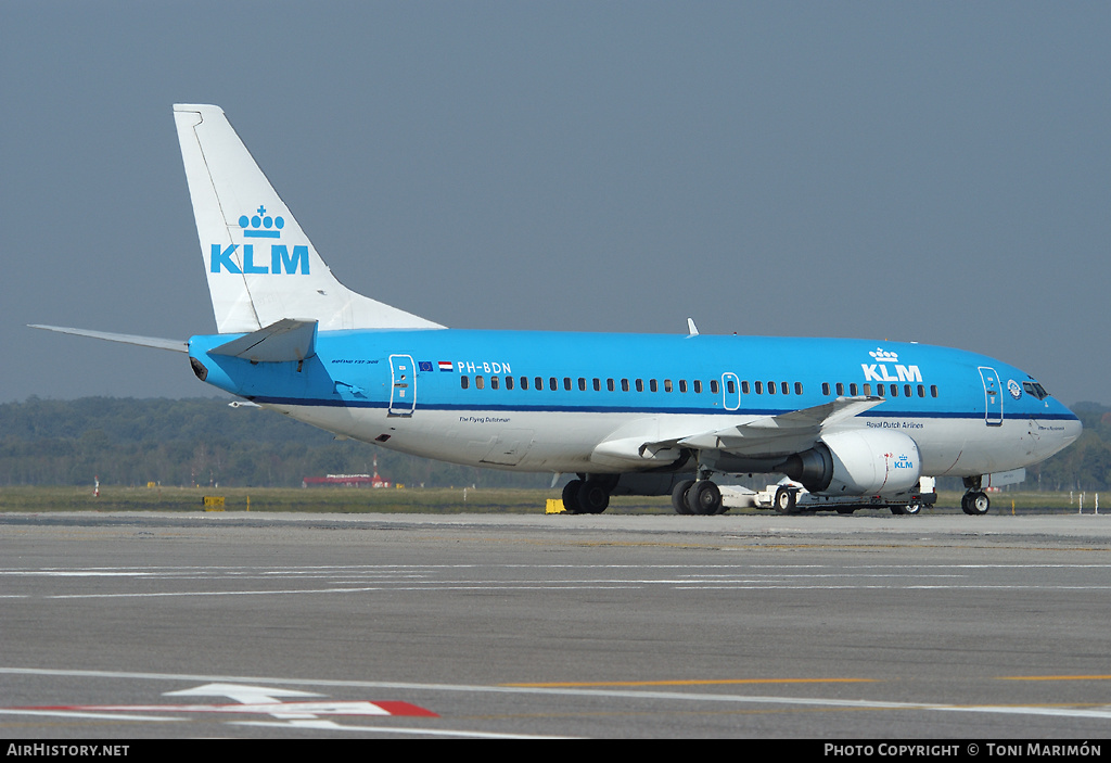 Aircraft Photo of PH-BDN | Boeing 737-306 | KLM - Royal Dutch Airlines | AirHistory.net #166981