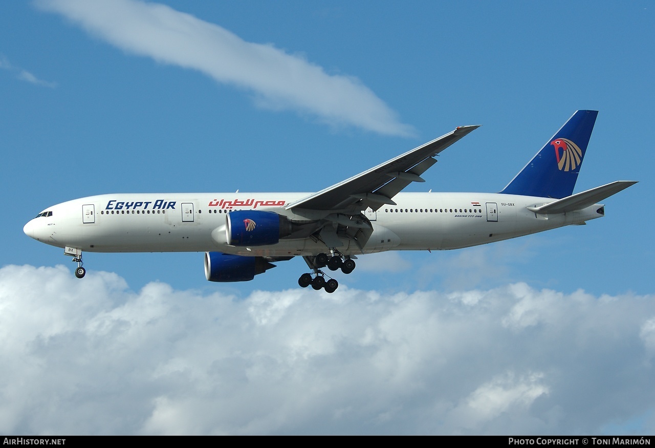 Aircraft Photo of SU-GBX | Boeing 777-266/ER | EgyptAir | AirHistory.net #166989