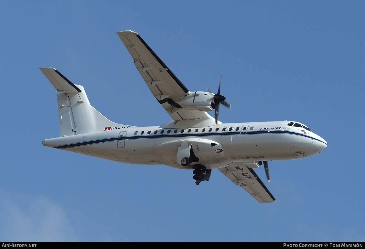 Aircraft Photo of HB-AFF | ATR ATR-42-320 | Farnair Europe | AirHistory.net #166999