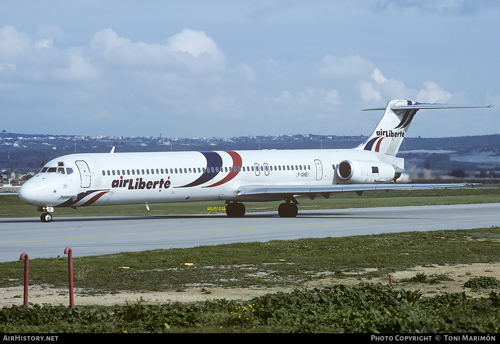 Aircraft Photo of F-GHEI | McDonnell Douglas MD-83 (DC-9-83) | Air Liberté | AirHistory.net #167006