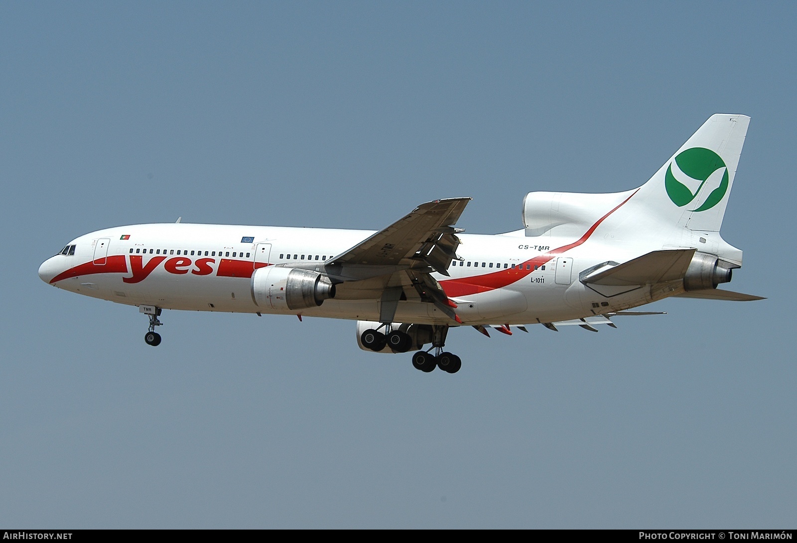 Aircraft Photo of CS-TMR | Lockheed L-1011-385-3 TriStar 500 | Yes Linhas Aéreas Charter | AirHistory.net #167008