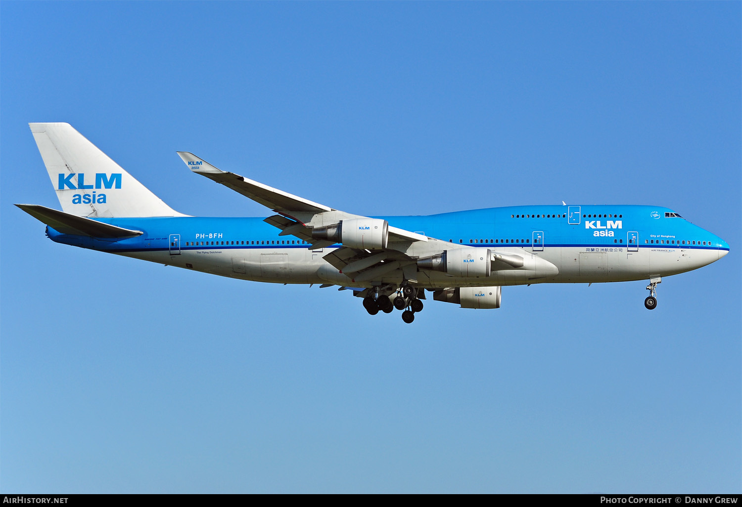 Aircraft Photo of PH-BFH | Boeing 747-406M | KLM Asia | AirHistory.net #167055