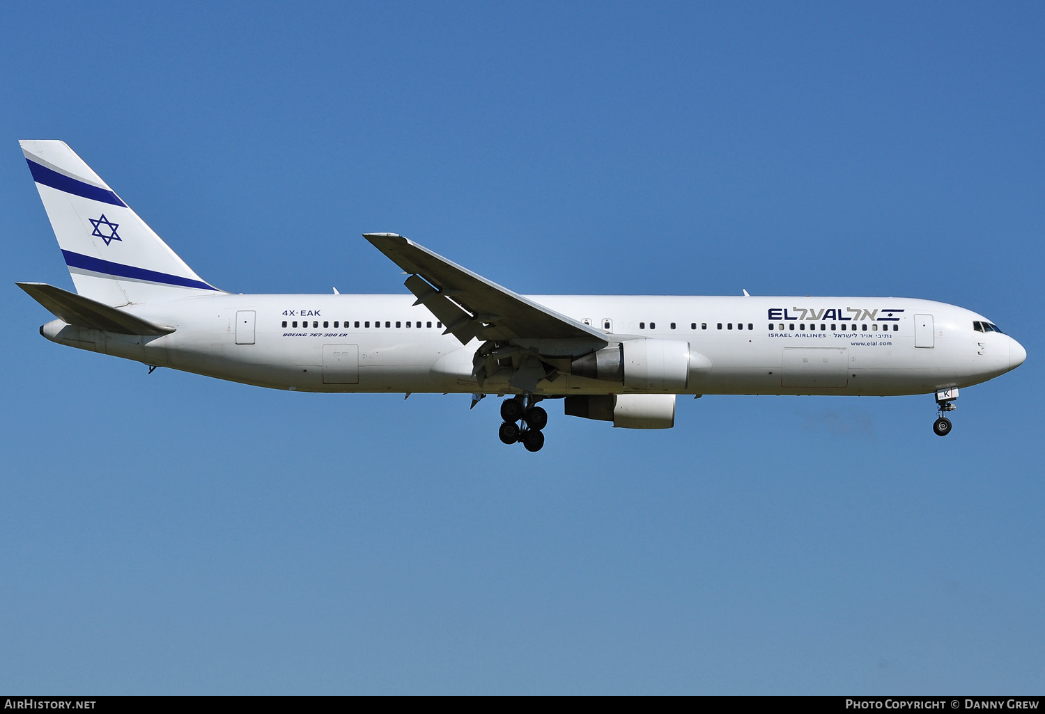 Aircraft Photo of 4X-EAK | Boeing 767-3Q8/ER | El Al Israel Airlines | AirHistory.net #167075
