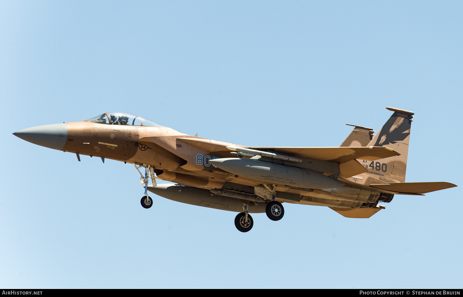 Aircraft Photo of 78-0480 / AF78-480 | McDonnell Douglas F-15C Eagle | USA - Air Force | AirHistory.net #167087