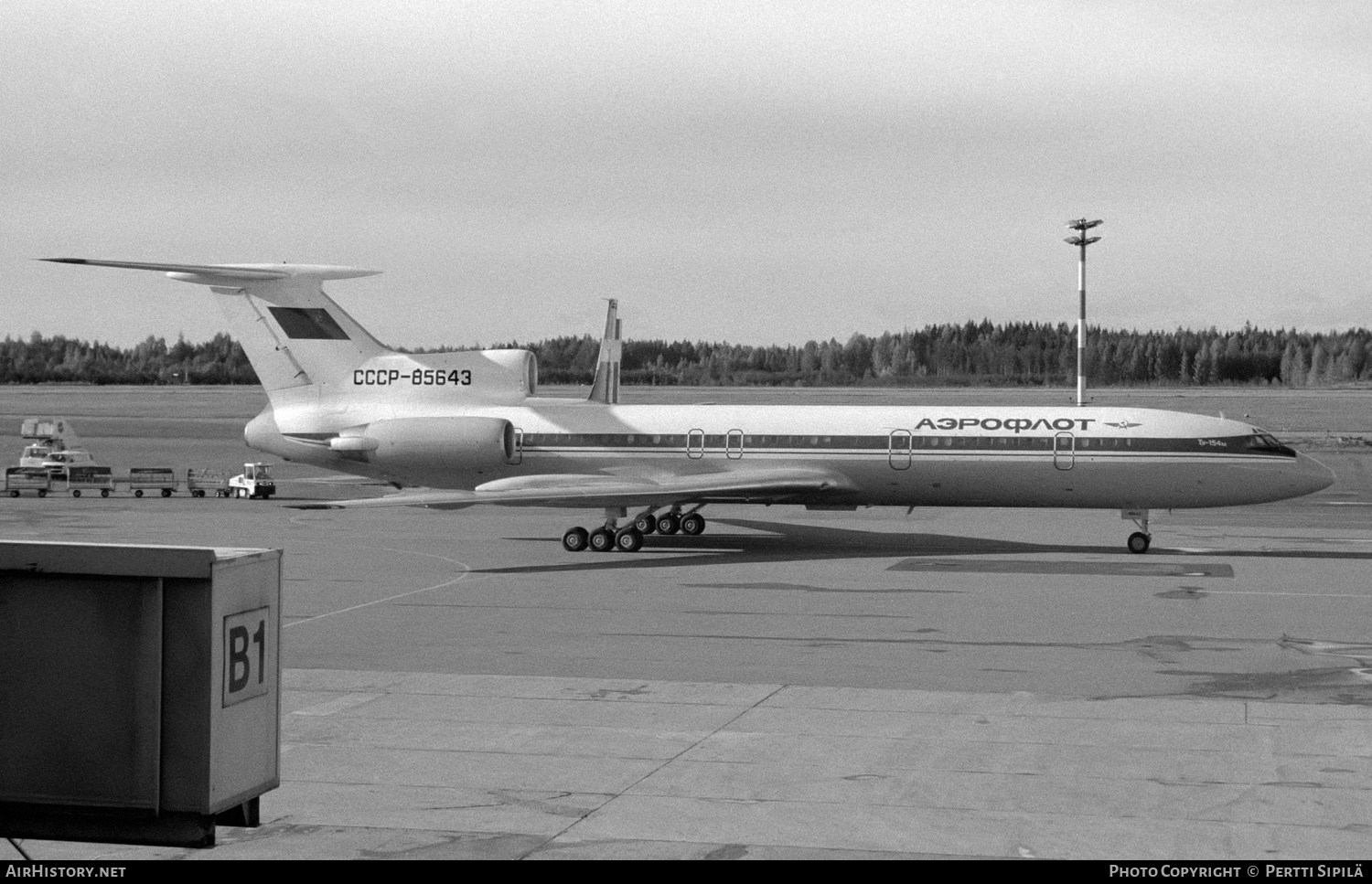 Aircraft Photo of CCCP-85643 | Tupolev Tu-154M | Aeroflot | AirHistory.net #167090