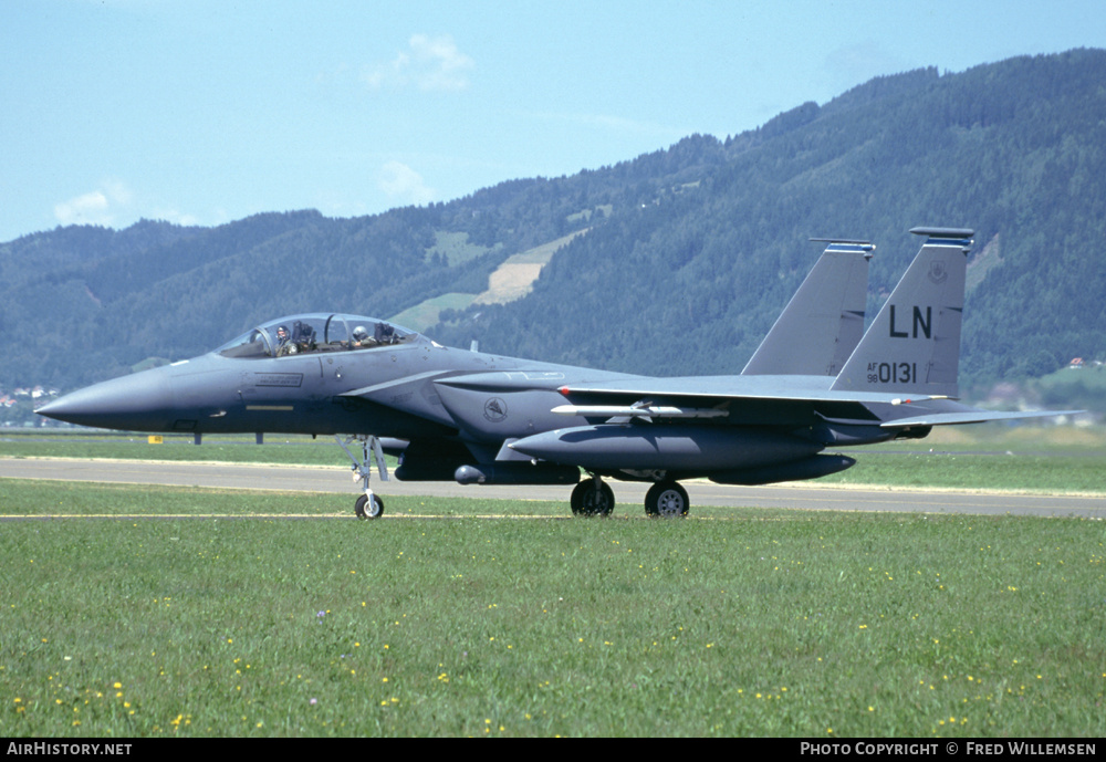 Aircraft Photo of 98-0131 / AF98-0131 | Boeing F-15E Strike Eagle | USA - Air Force | AirHistory.net #167134