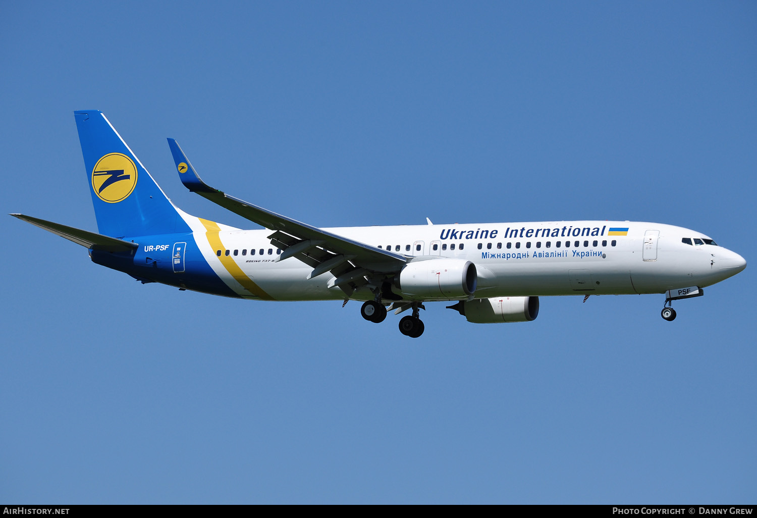 Aircraft Photo of UR-PSF | Boeing 737-84R | Ukraine International Airlines | AirHistory.net #167143