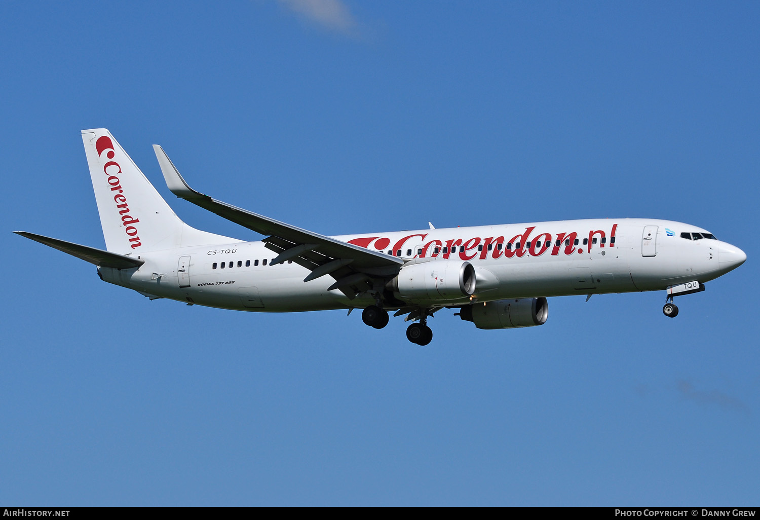 Aircraft Photo of CS-TQU | Boeing 737-8K2 | Corendon Dutch Airlines | AirHistory.net #167147