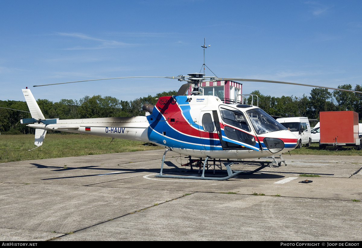 Aircraft Photo of D-HAUV | Aerospatiale AS-350B-2 Ecureuil | Meravo Helicopters | AirHistory.net #167152