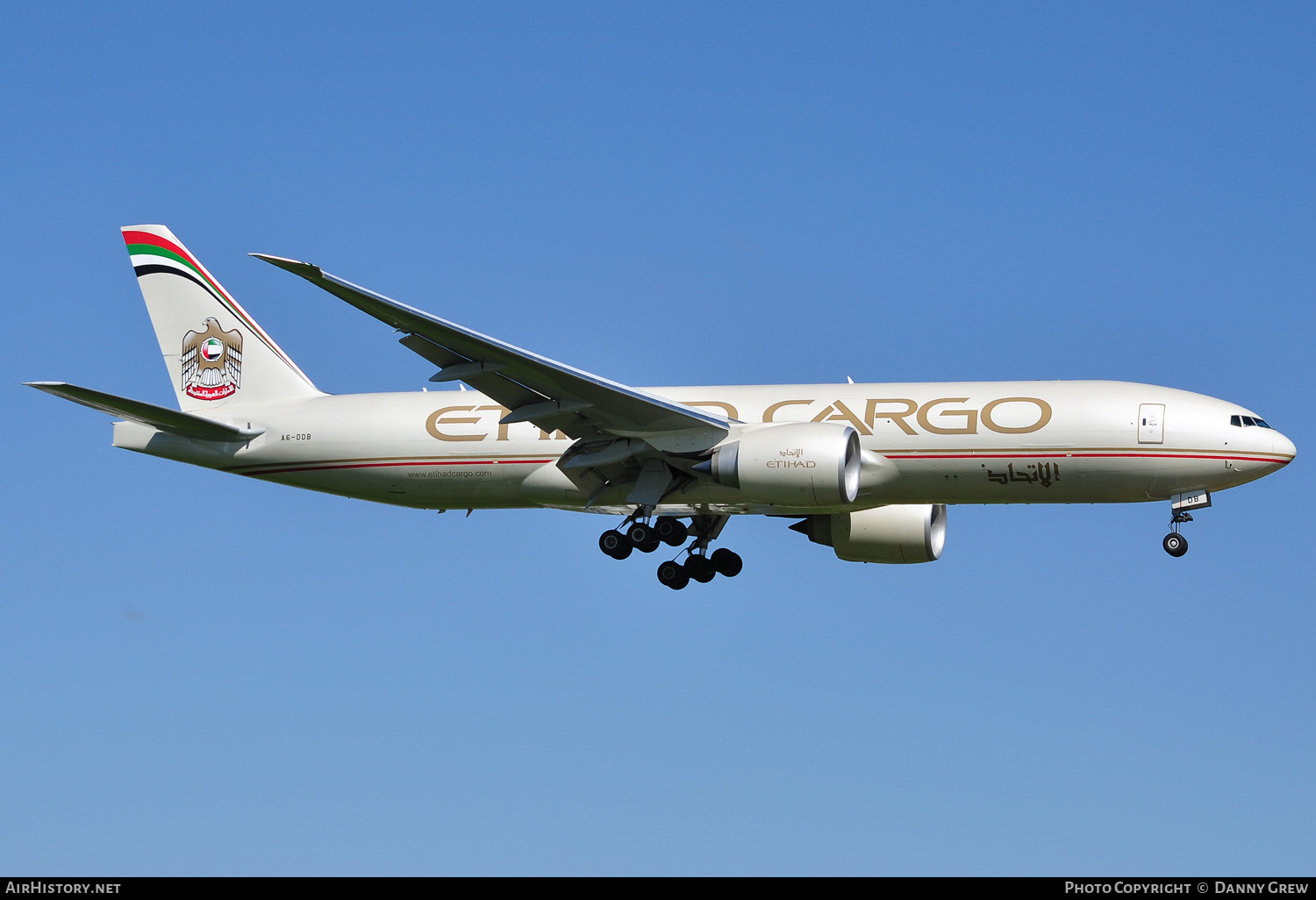 Aircraft Photo of A6-DDB | Boeing 777-FFX | Etihad Airways Cargo | AirHistory.net #167154