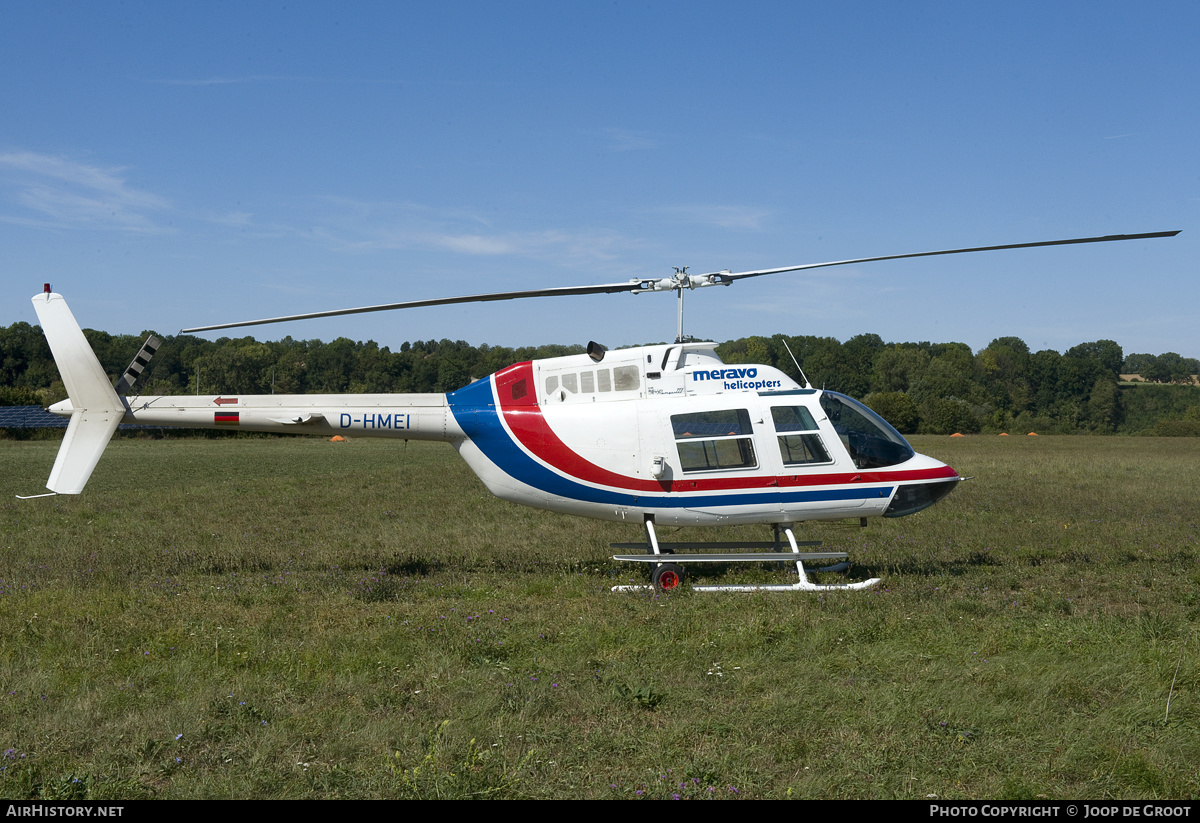 Aircraft Photo of D-HMEI | Bell 206B-3 JetRanger III | Meravo Helicopters | AirHistory.net #167162