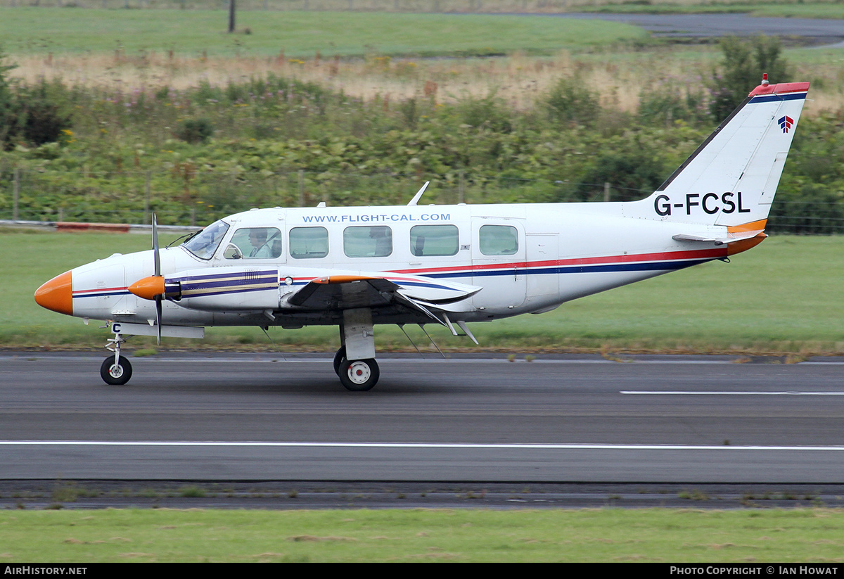 Aircraft Photo of G-FCSL | Piper PA-31-350 Navajo Chieftain | Flight Calibration Services - FCSL | AirHistory.net #167170