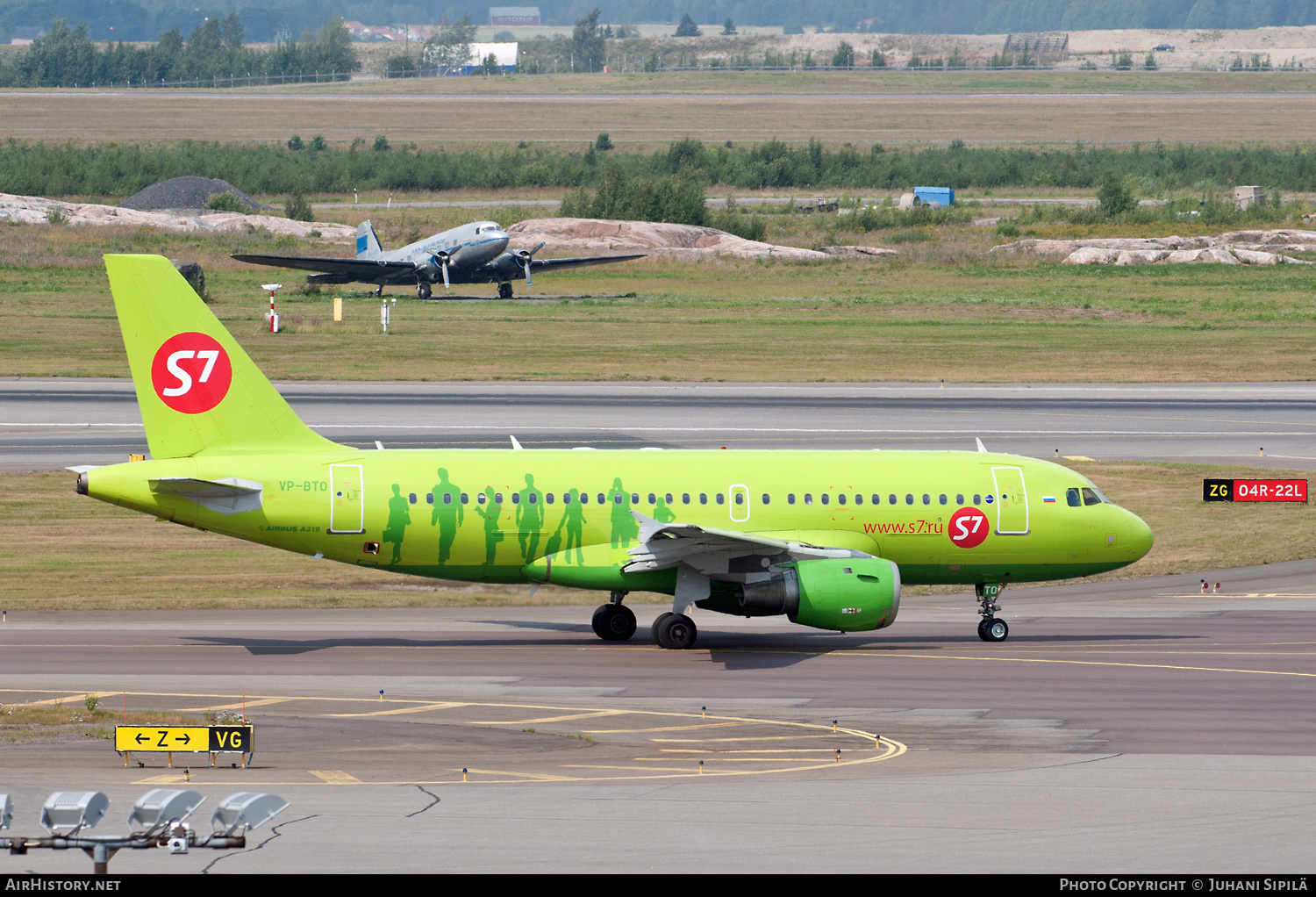 Aircraft Photo of VP-BTO | Airbus A319-114 | S7 Airlines | AirHistory.net #167190