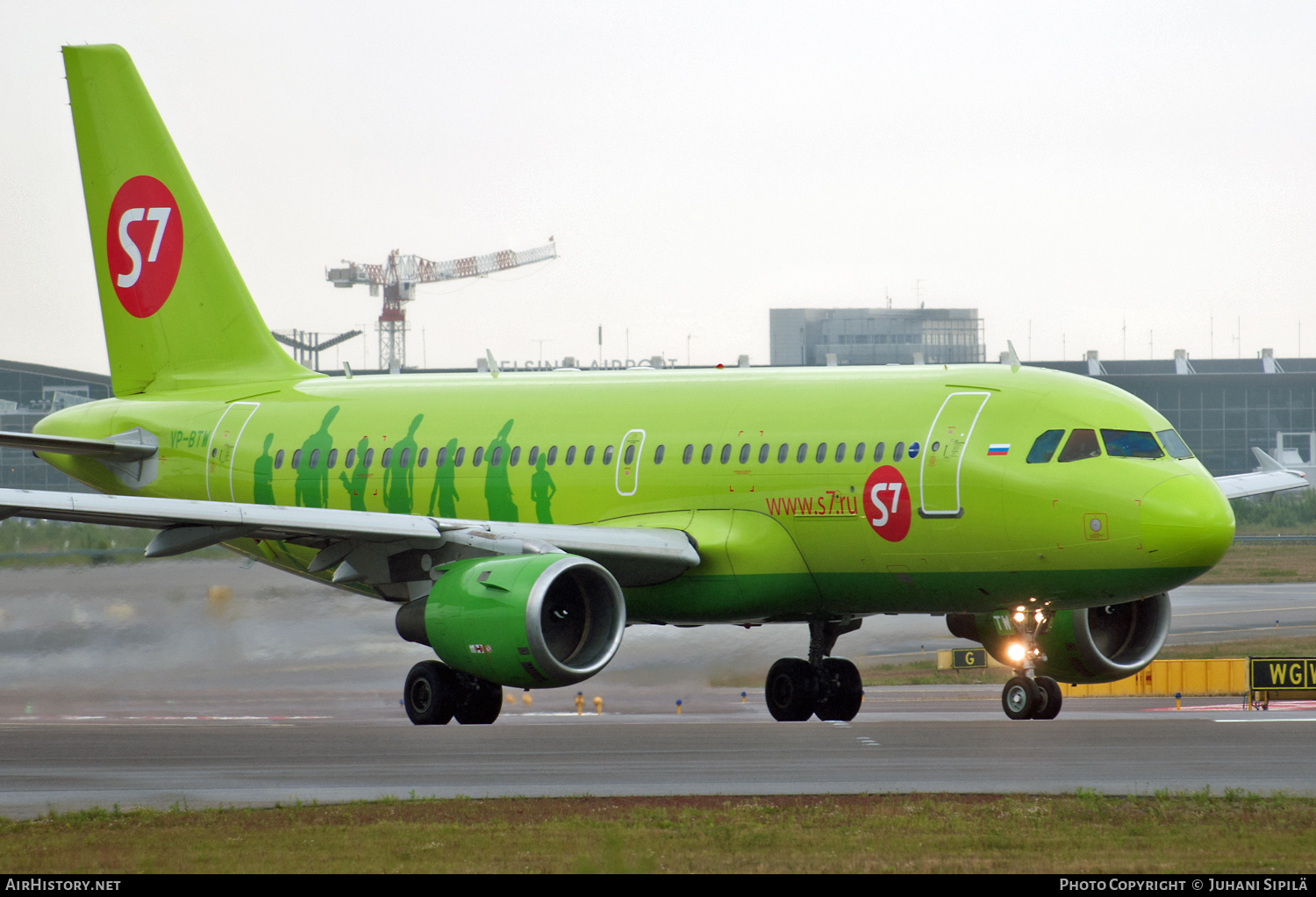 Aircraft Photo of VP-BTW | Airbus A319-114 | AirHistory.net #167192